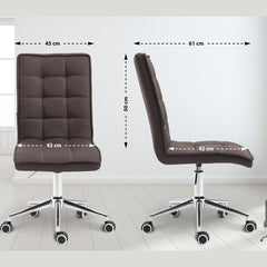 Arbeitshocker Peking V2 Stoff - dunkelgrau
