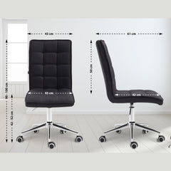 Arbeitshocker Peking V2 Stoff - schwarz
