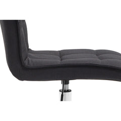 Arbeitshocker Peking V2 Stoff - schwarz