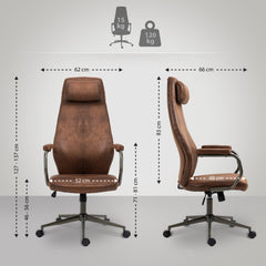 Bürostuhl Pocatello - cognac