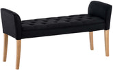 Chaiselongue Cleopatra, antik-hell - schwarz