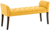 Chaiselongue Cleopatra, antik-dunkel - gelb