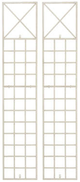 2er Set Rankgitter Trigo - antik-creme by Dropshipping-Europe – Rosenb�gen