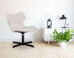 Lounger Welland Kunstleder - weiß