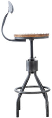 2er Set Barhocker Hanam - antik silber
