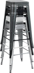 4er Set Barhocker Fletcher - grau