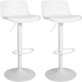 2er Set Barhocker Almada Kunstleder - wei�