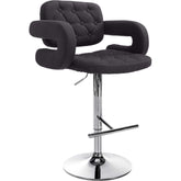 Barhocker Dublin STOFF C - schwarz - InfinityMarket