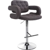 Barhocker Dublin STOFF C - dunkelgrau - InfinityMarket