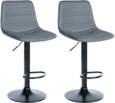 2er Set Barhocker Lex Kunstleder B - grau