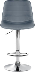 2er Set Barhocker Lex Kunstleder C - grau
