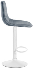 2er Set Barhocker Lex Kunstleder W - grau