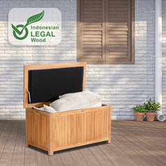Teak Gartenbox Odessa 120X62X60 - teak