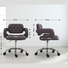 Arbeitshocker Dublin Stoff - dunkelgrau