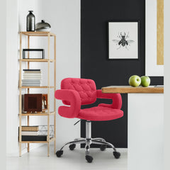 Arbeitshocker Dublin Stoff - rot
