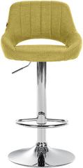 2er Set Barhocker Milet Stoff C - gr�n