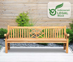 Teakbank Florida 220 cm - teak