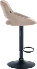 2er Set Barhocker Milet Stoff B - taupe