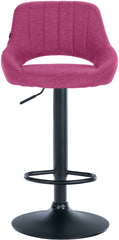 2er Set Barhocker Milet Stoff B - lila