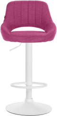 2er Set Barhocker Milet Stoff W - lila
