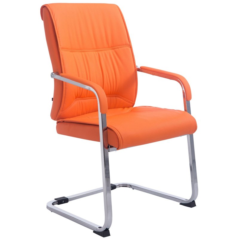 XL Besucherstuhl Anubis - orange by Dropshipping-Europe – Bürostühle