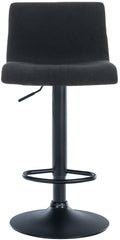 Barhocker Hoover Stoff B - schwarz