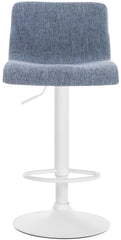 Barhocker Hoover Stoff W - blau