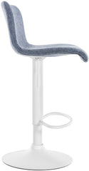 Barhocker Hoover Stoff W - blau