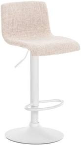 Barhocker Hoover Stoff W - creme