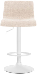 Barhocker Hoover Stoff W - creme