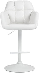 Barhocker Natoma Kunstleder wei� - wei�