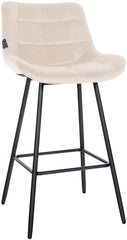 Barhocker Weston Samt - creme