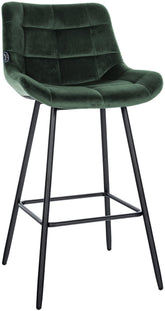 Barhocker Weston Samt - dunkelgr�n