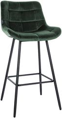 Barhocker Weston Samt - dunkelgr�n