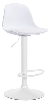 Barhocker Kiel Kunstleder wei� - wei�