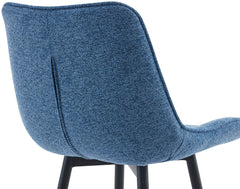 Barhocker Dartford Stoff - blau