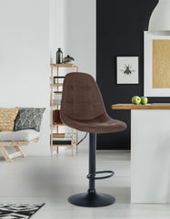 Barhocker Elmore Stoff B - braun
