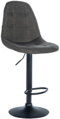 Barhocker Elmore Stoff B - dunkelgrau