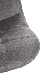 Barhocker Elmore Stoff B - grau