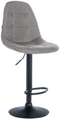 Barhocker Elmore Stoff B - grau