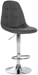 Barhocker Elmore Stoff C - dunkelgrau