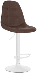Barhocker Elmore Stoff W - braun