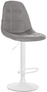 Barhocker Elmore Stoff W - grau