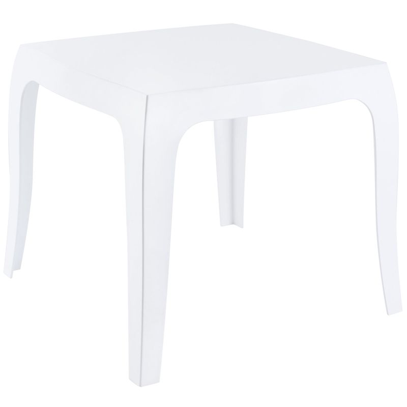 Beistelltisch Queen - weiß glanz - InfinityMarket