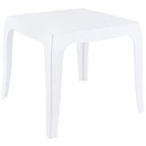 Beistelltisch Queen - weiß glanz - InfinityMarket
