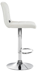 2er Set Barhocker Peru Samt chrom - creme