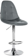 Barhocker Elmore Kunstleder C - grau