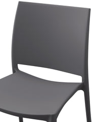 2er Set Stuhl Meton - dunkelgrau