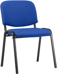Besucherstuhl Ken Stoff - blau
