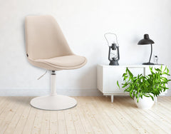 Stuhl Maverick W Stoff - creme